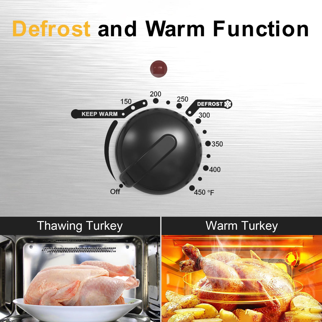 22 Quart Electric Roaster Oven with Self-Basting Lid B774963