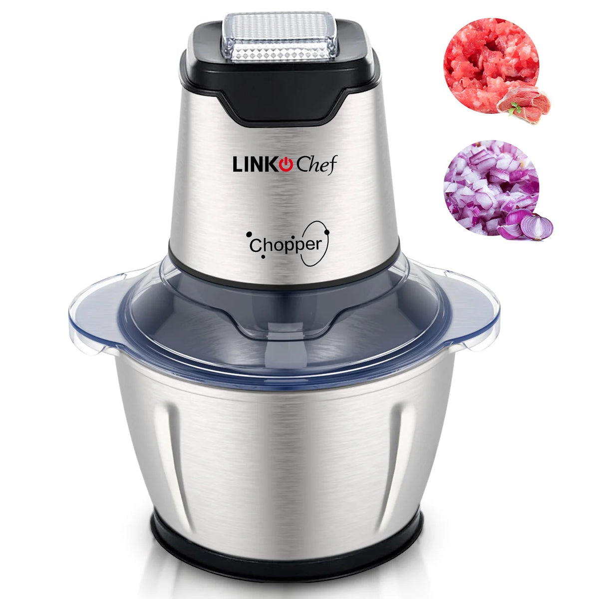Electric Food Chopper 1.2L Stainless Steel Z7740