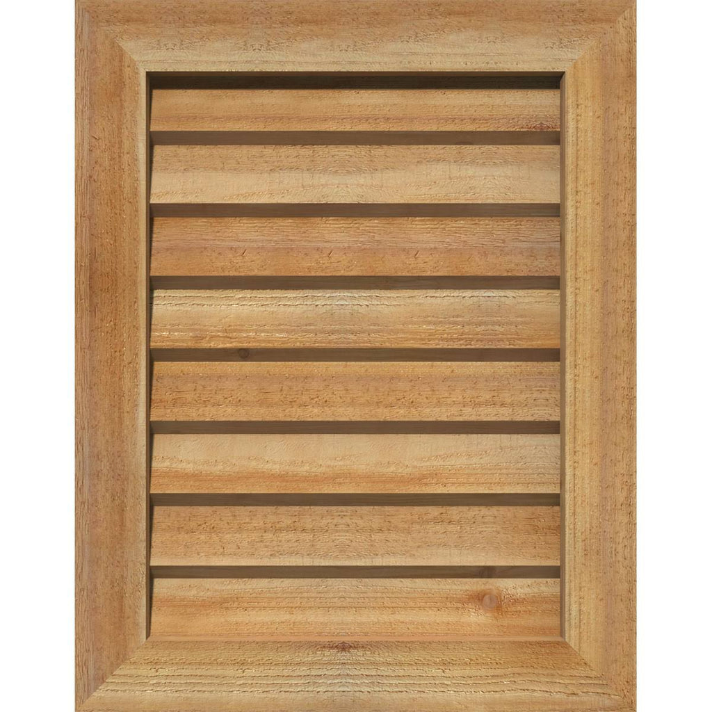 Unfinished Non-Functional Vertical Gable Vent Q62315