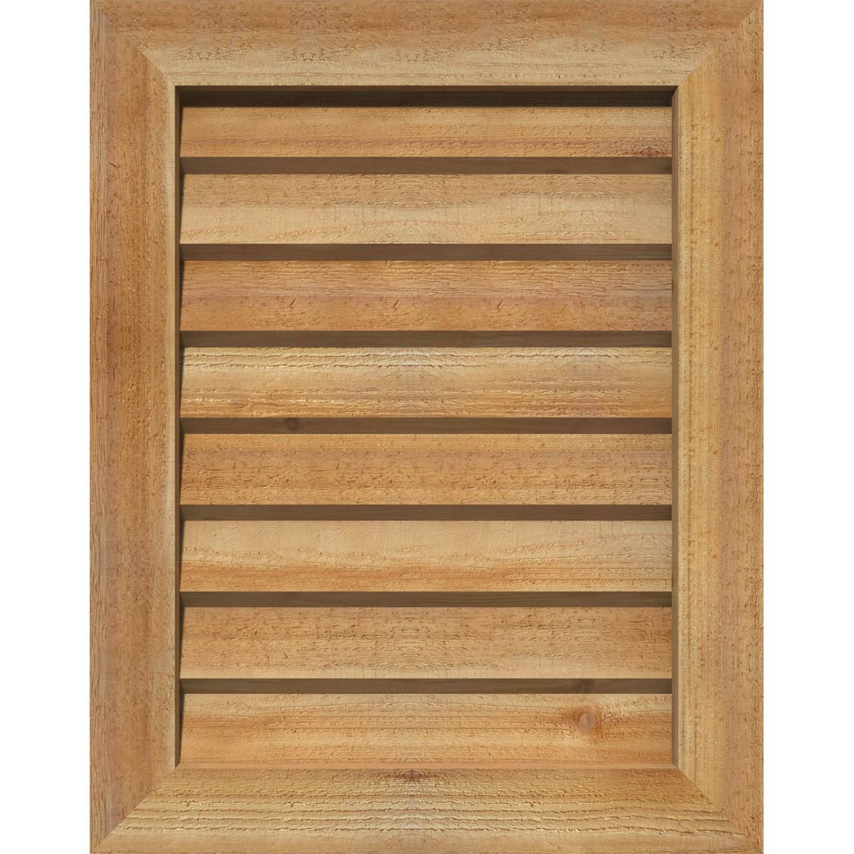 Unfinished Non-Functional Vertical Gable Vent Q62315