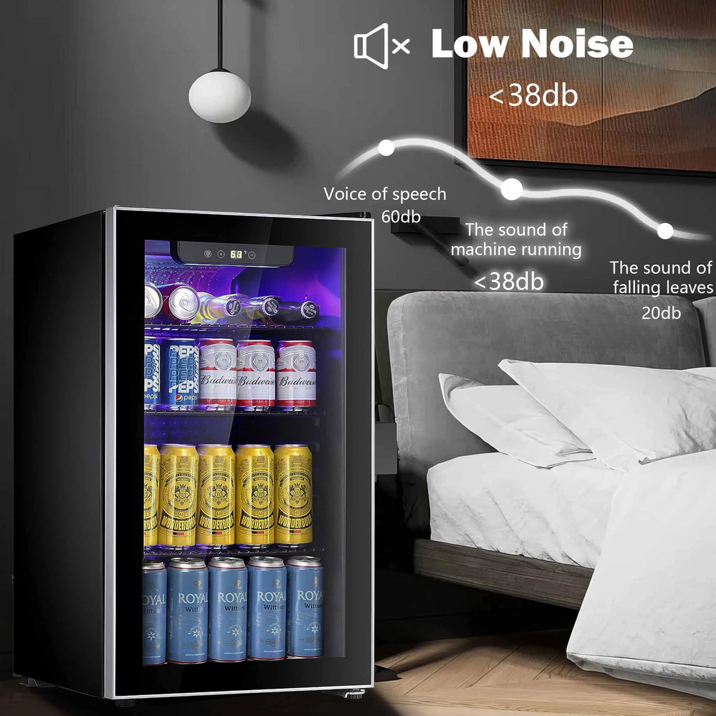 3.2Cu.ft 120 Can Beverage Refrigerator Cooler E21505
