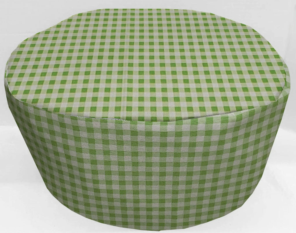 Green & White Checked Slow Cooker Cover P77036