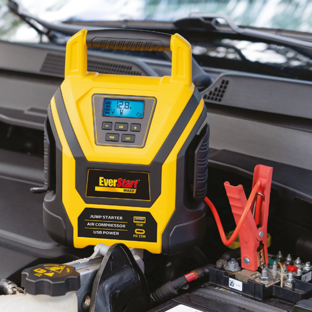1600 Amp Lithium Jump Starter with Air Compressor K124