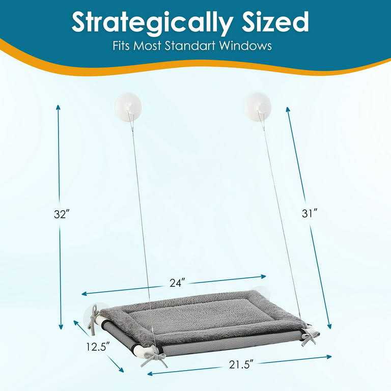 Cat Window Perch Hammock with Suction Cups N94802