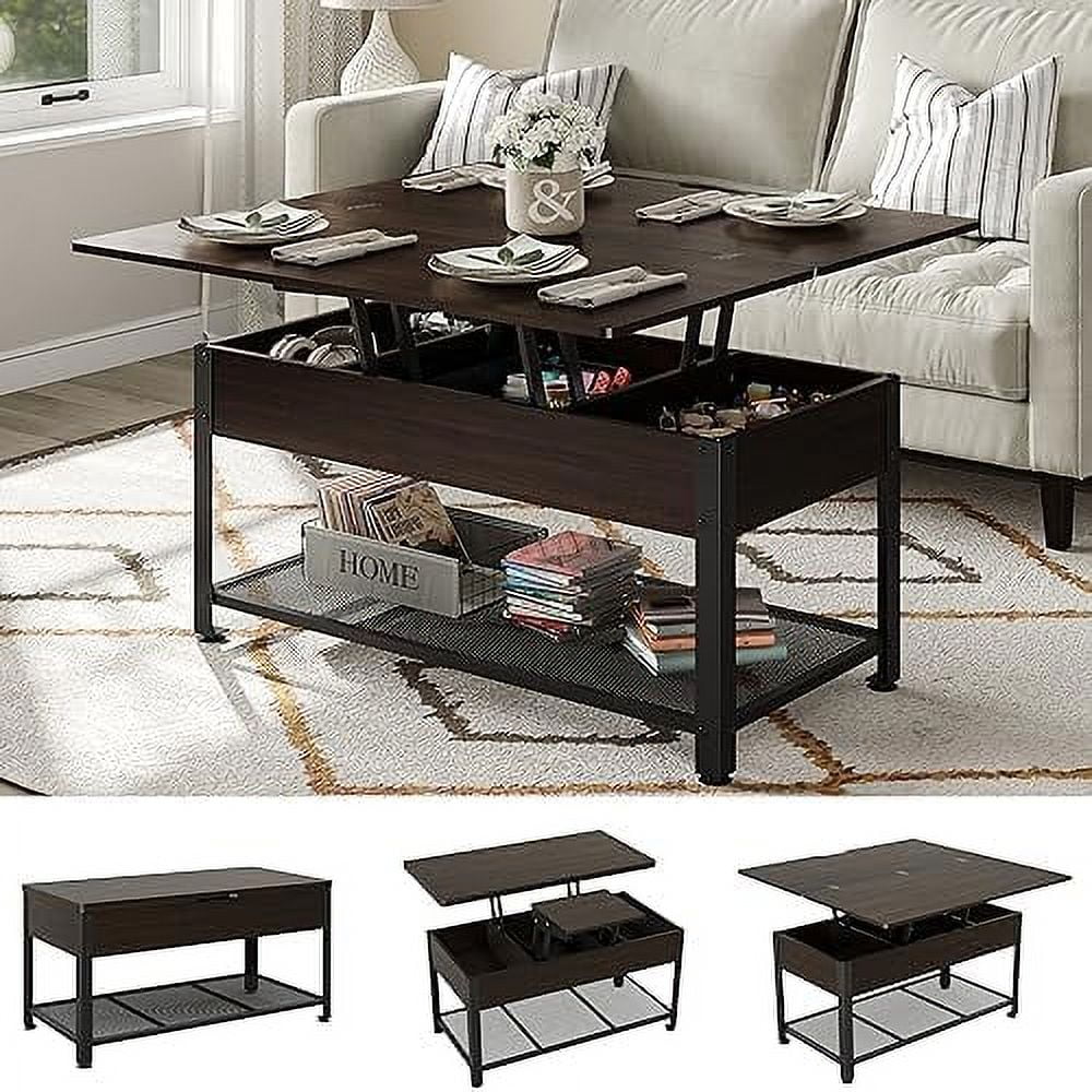 Lift Top Coffee Table 3 in 1 Farmhouse Dining Table D17745