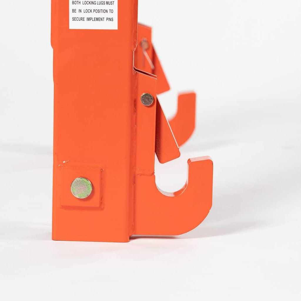 Orange Category 1 and 2 3 Point Quick Hitch A855