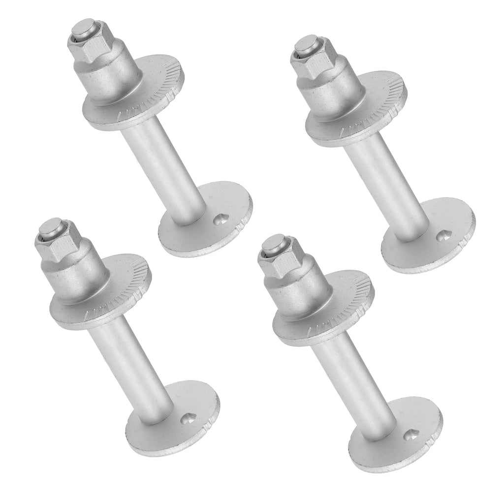 Cam Plate Toe Adjust Bolts for Toyota 4Runner 1995-2004 Metal 4 Sets Silver Tone X681154