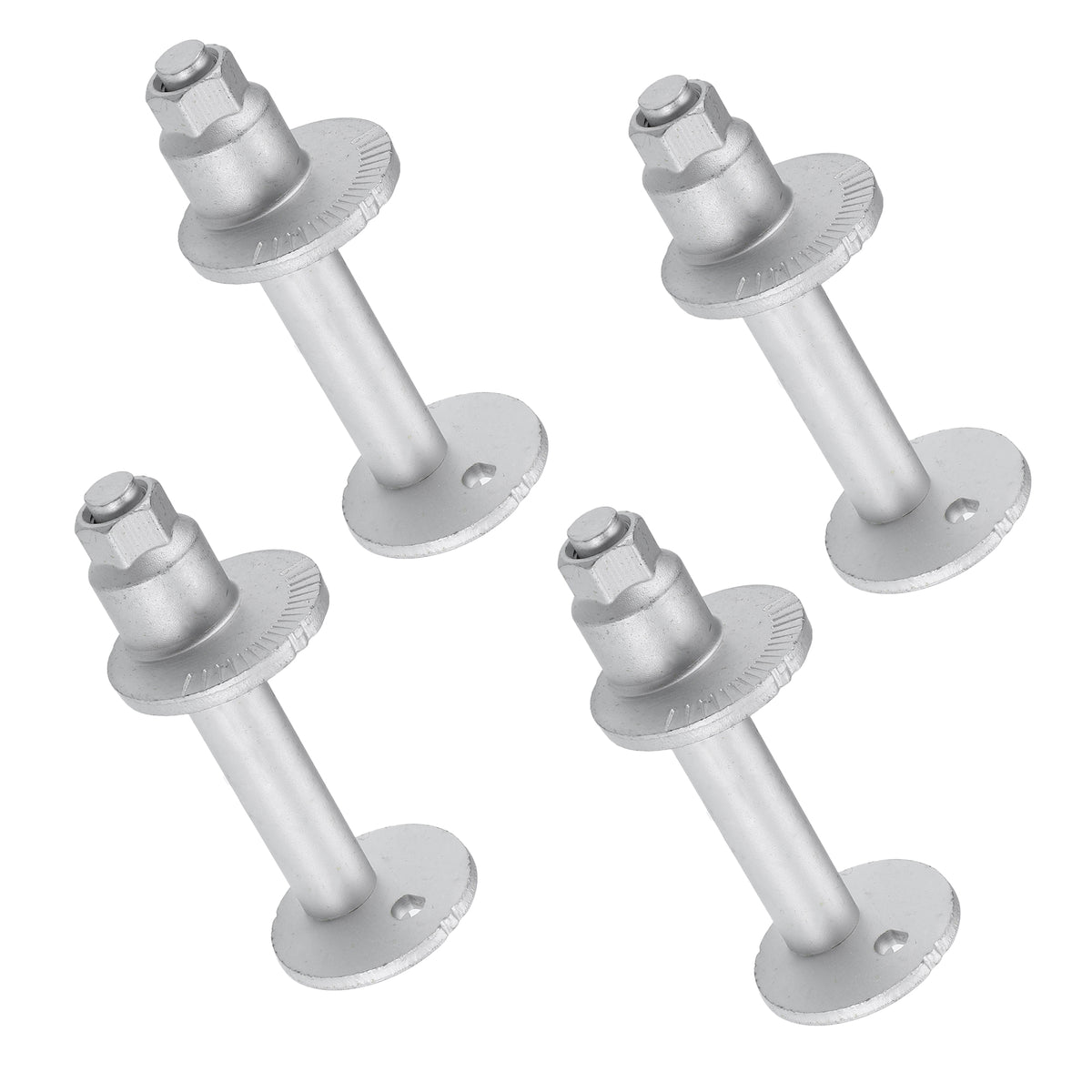 Cam Plate Toe Adjust Bolts for Toyota 4Runner 1995-2004 Metal 4 Sets Silver Tone X681154