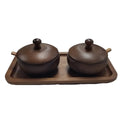 Acacia Wooden Spice Jar Set L509259