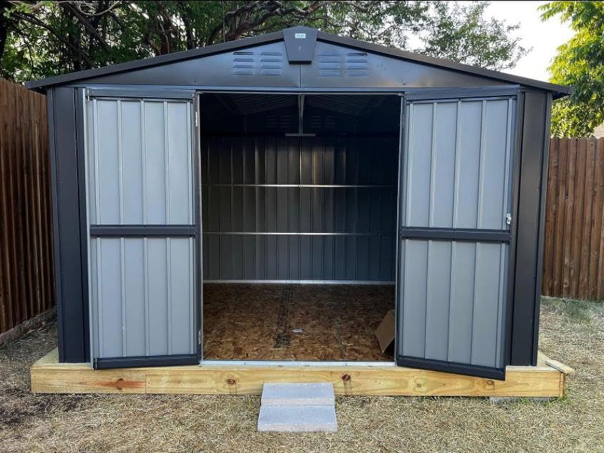 Metal Garden Shed with Lockable Door R6317