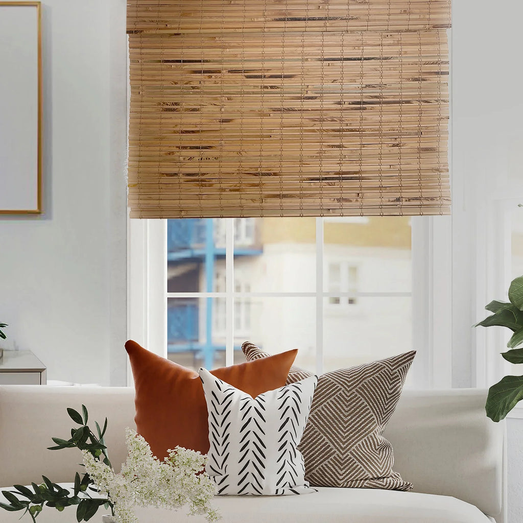 Bamboo Roman Shades 37"W X 60"H K296540
