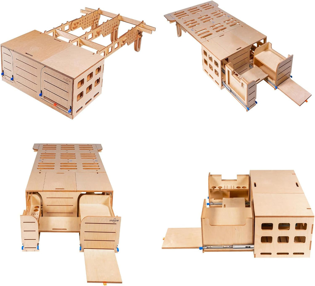 Overland Kitchen Box Camping Kit with Cooking, Sleeping Y48853