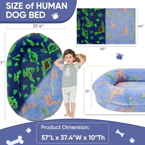 Navy Large Orthopedic Pet Sleeping Bed A22864