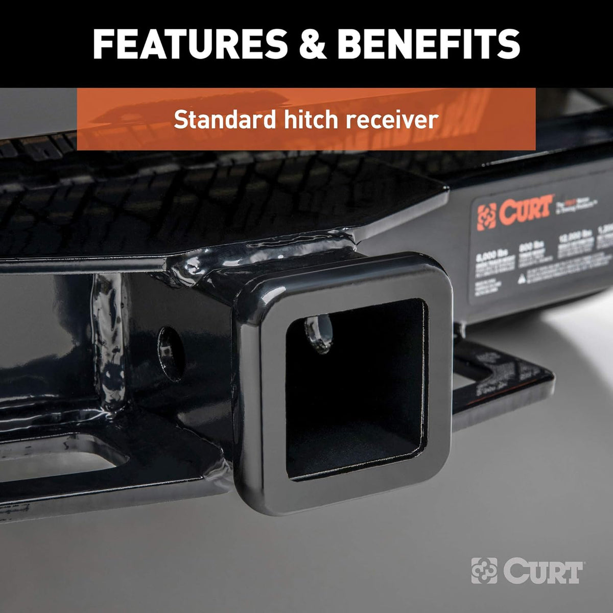 Class 3 Trailer Hitch, 2-Inch Receiver, Pack of 2 S73905