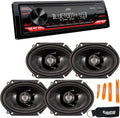 Digital Media Receiver with Bluetooth, USB, Remote App, Two Pairs of 6x8 Speakers O279611