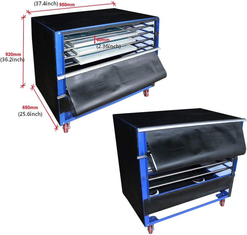 Large Warming Machine Six-layer Hot Air Floor Type Vertical Screen Drying Cabinet 35"x24" D25276