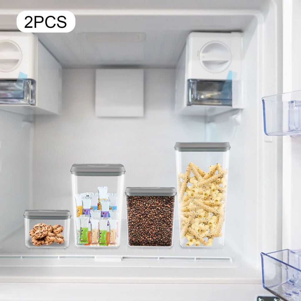8 Piece Airtight Stackable Plastic Food Storage Containers O63873