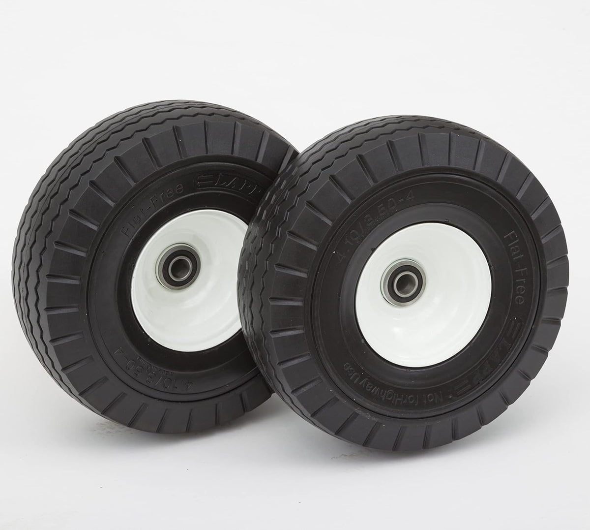4.10/3.50-4 Flat Free Replacement Wheels, 2 Pack K791218