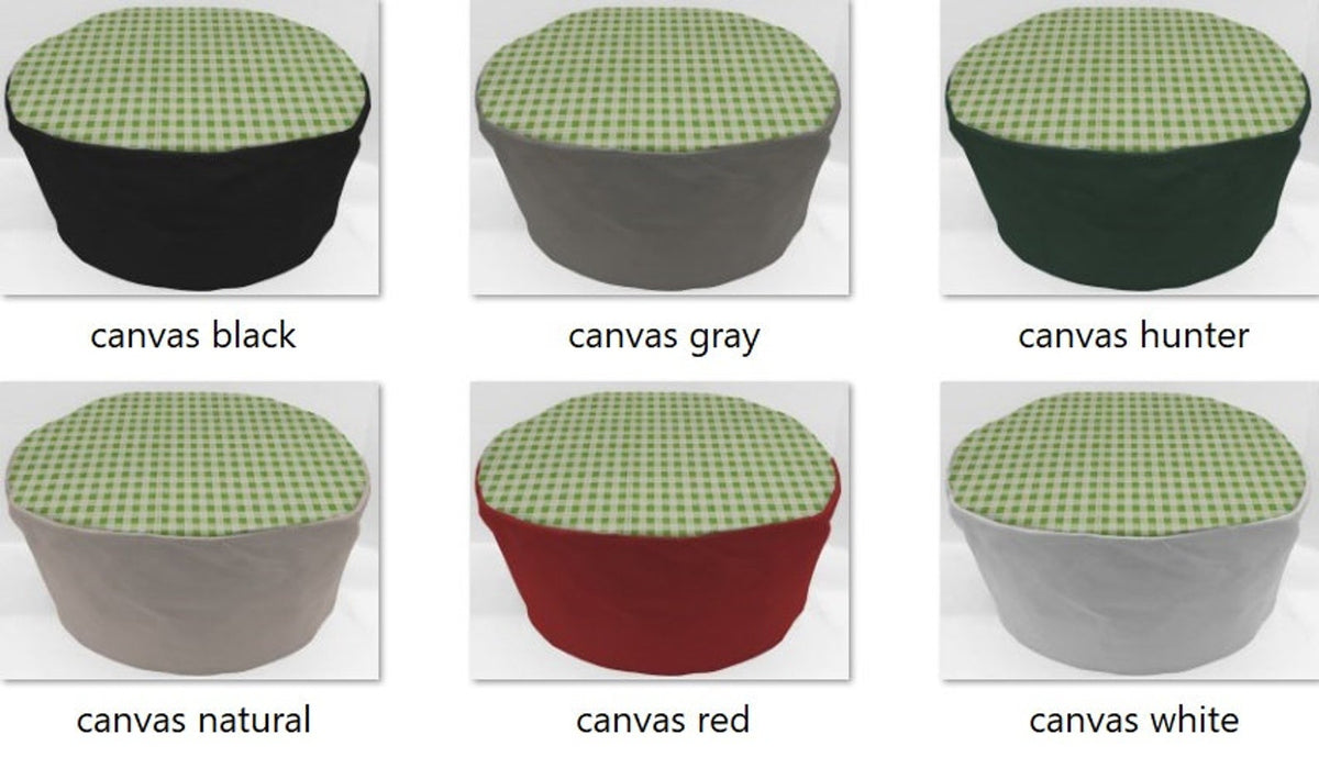 Green & White Checked Slow Cooker Cover P77036