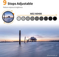 67mm Variable ND Filter ND2-ND400 with Multi-Layer Coatings AGC Glass Neutral Density Filter Pack of 2 N3920