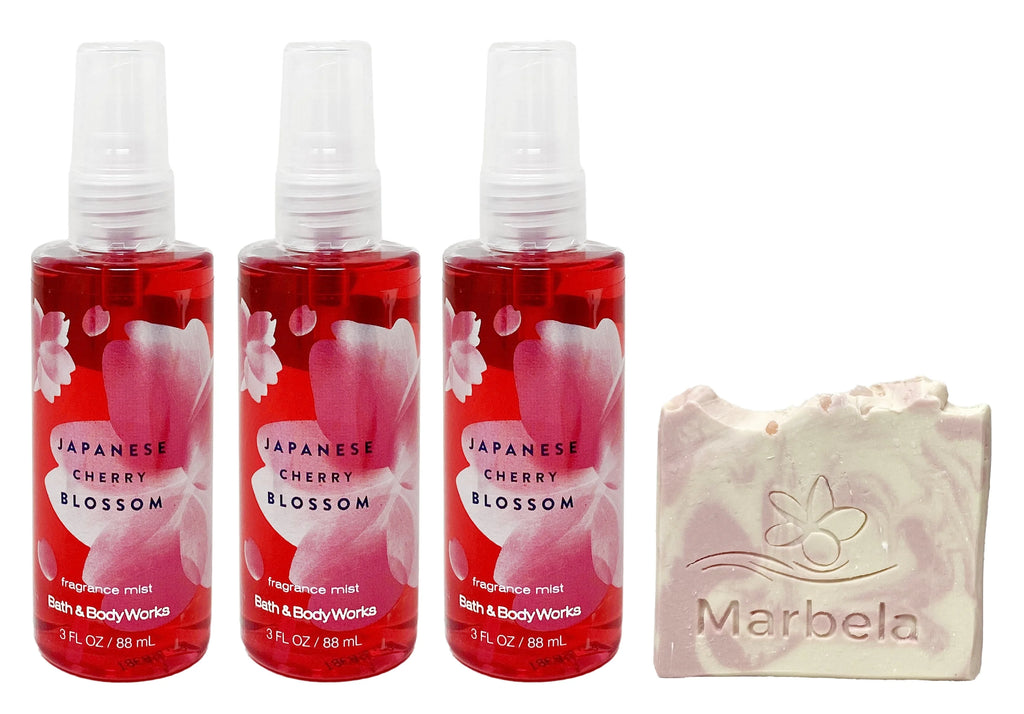 Japanese Cherry Blossom 3 Pack Travel Size Fine Fragrance Mist Y352863