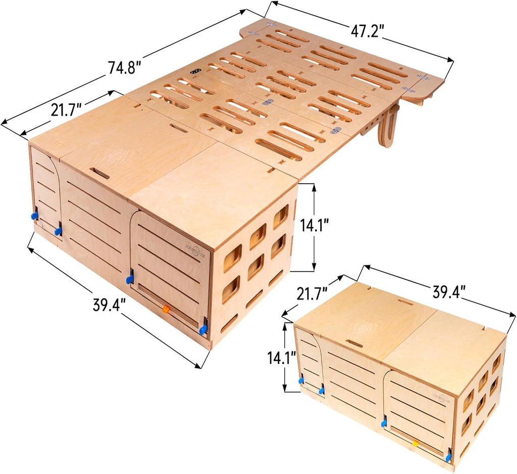 Overland Kitchen Box Camping Kit with Cooking, Sleeping Y48853
