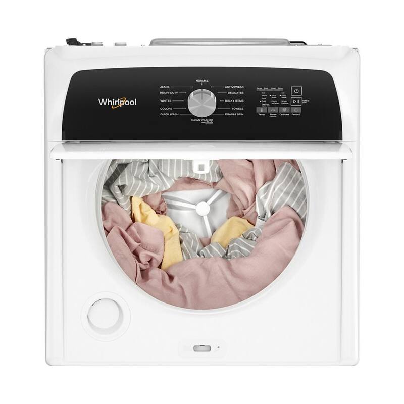 White Top Load Impeller Washer with Built-In Faucet A454
