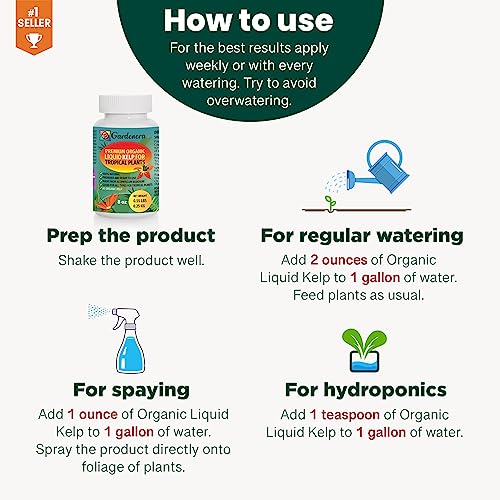 8 oz Organic Liquid Kelp Fertilizer R9722
