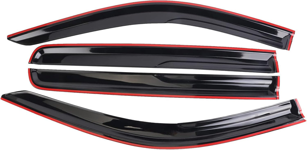 4PCS Window Visors Rain Guards for Chevy Silverado Crew Cab A725200