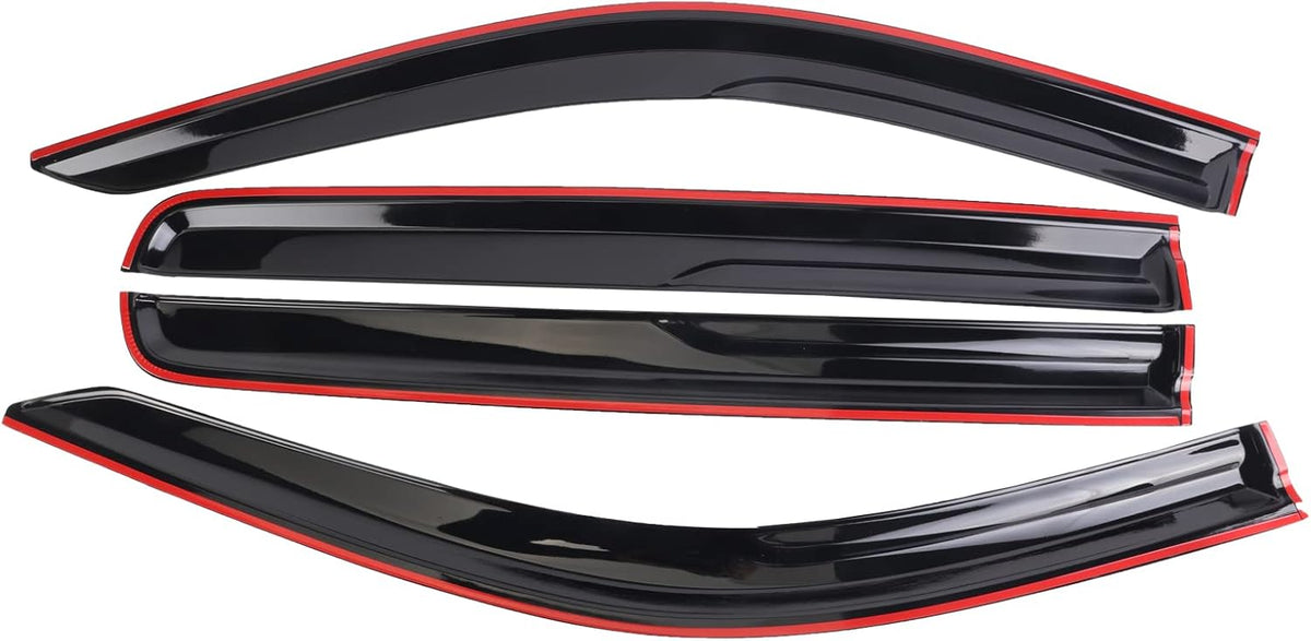 4PCS Window Visors Rain Guards for Chevy Silverado Crew Cab A725200