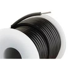 18AWG Black Stranded Hookup Wire 1000 Foot Roll R762