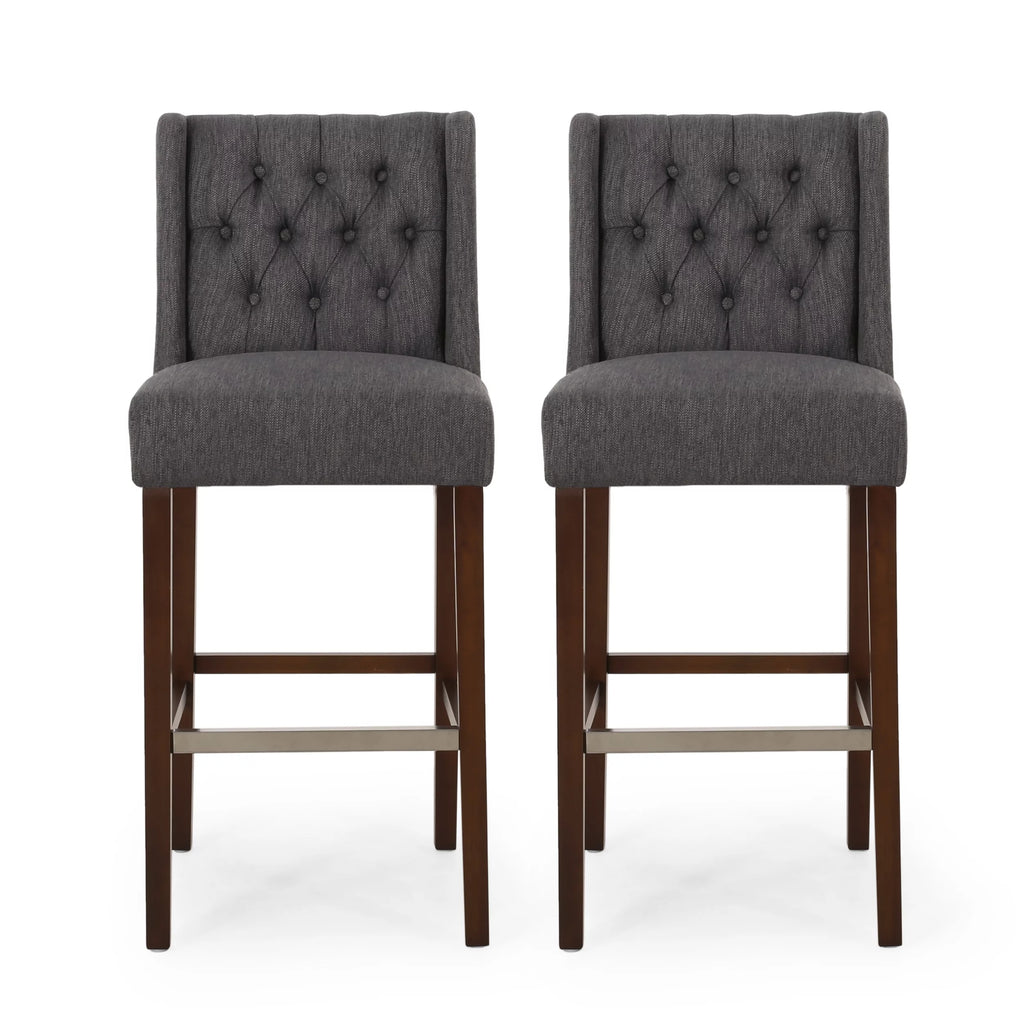 Charcoal Espresso Barstools G7681