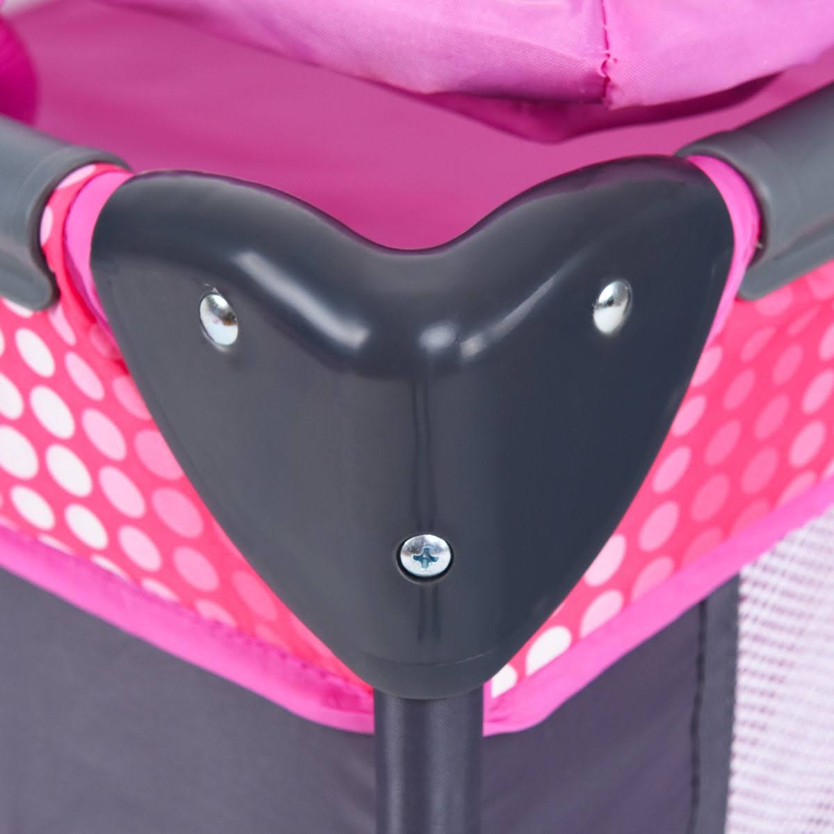Foldable Travel Baby Crib Playpen Bassinet with Carry Bag R866684
