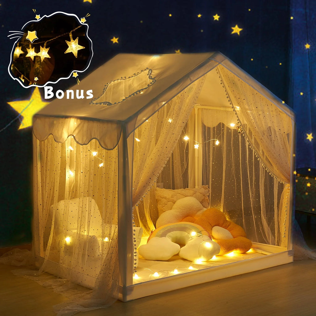Kids Play Tent with Sequin Stars H965