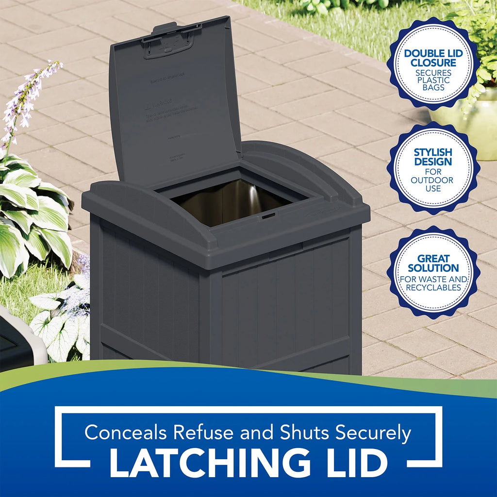 33 Gallon Outdoor Garbage Waste Bin B929