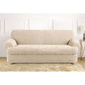 Stretch Jacquard Damask Loveseat Cover P338