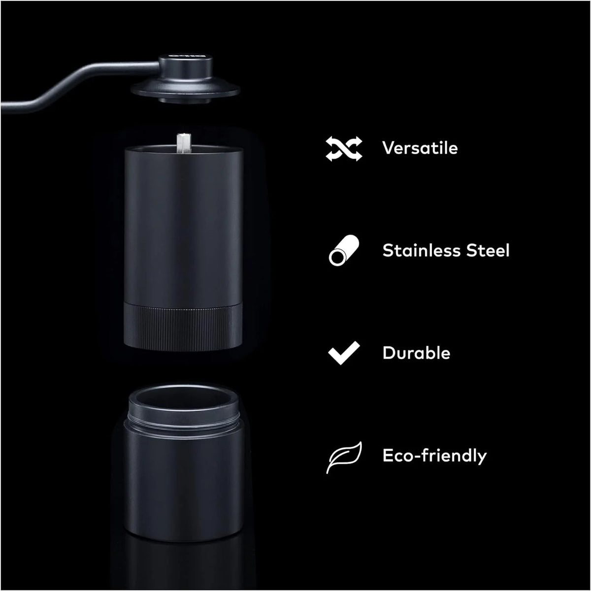 Manual Conical Burr Coffee Grinder with Adjustable Setting C9136