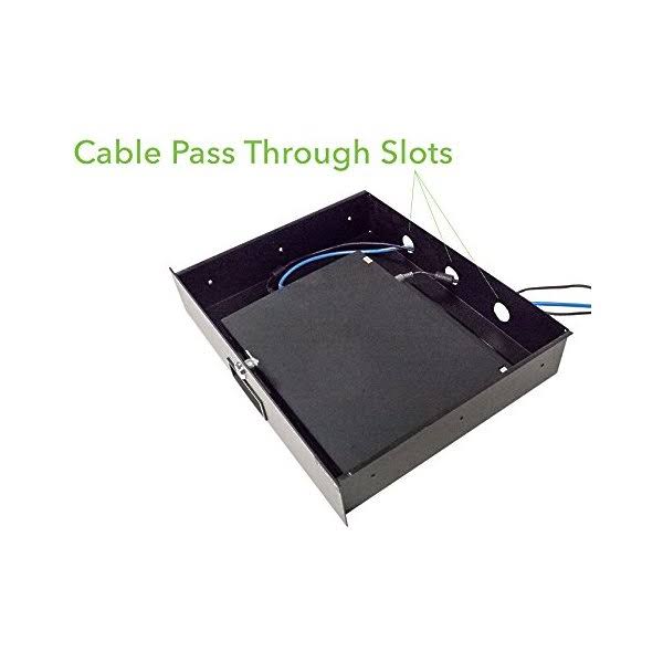 19x22 Rack Mount 3U Locking Server Cabinet Drawer C239