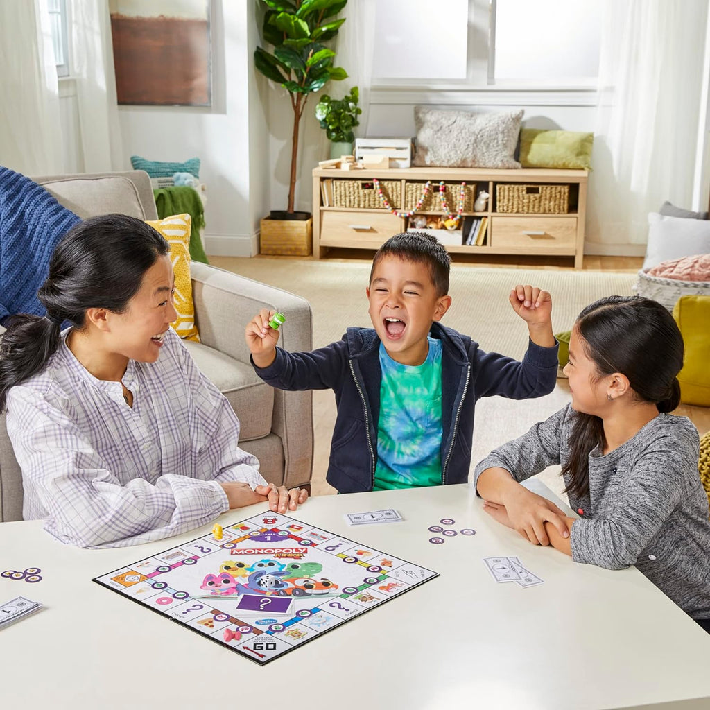 Monopoly Junior Board Game, 2-Sided Gameboard, 2 Games in 1 L129611