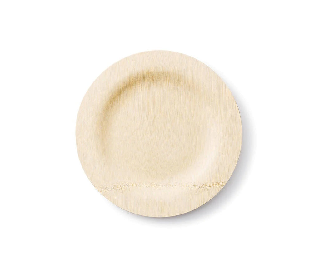 9in Disposable Bamboo Plate - 100/Case G158