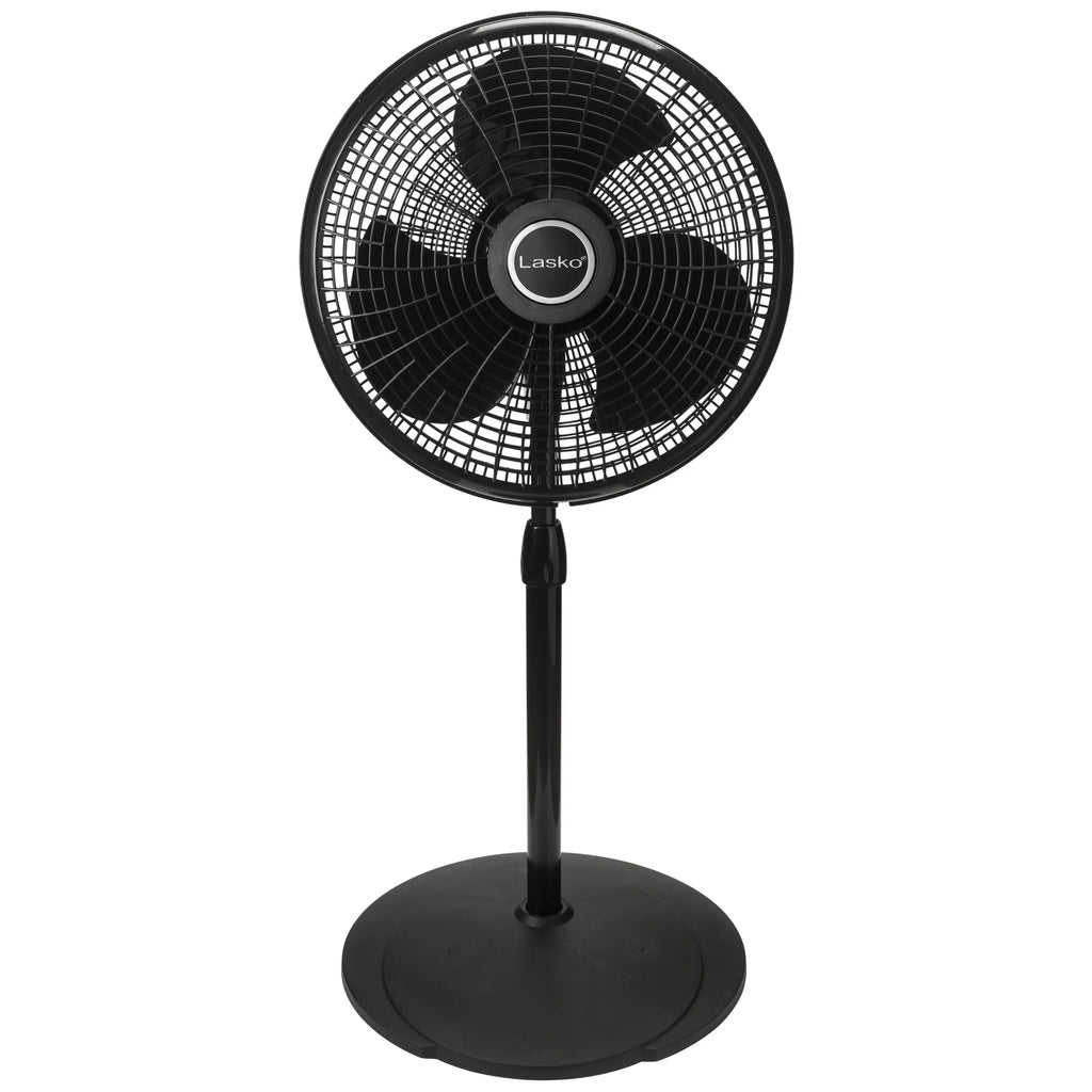 16 Pedestal Fan, Adjustable Height, 3 Speeds, Black T794179