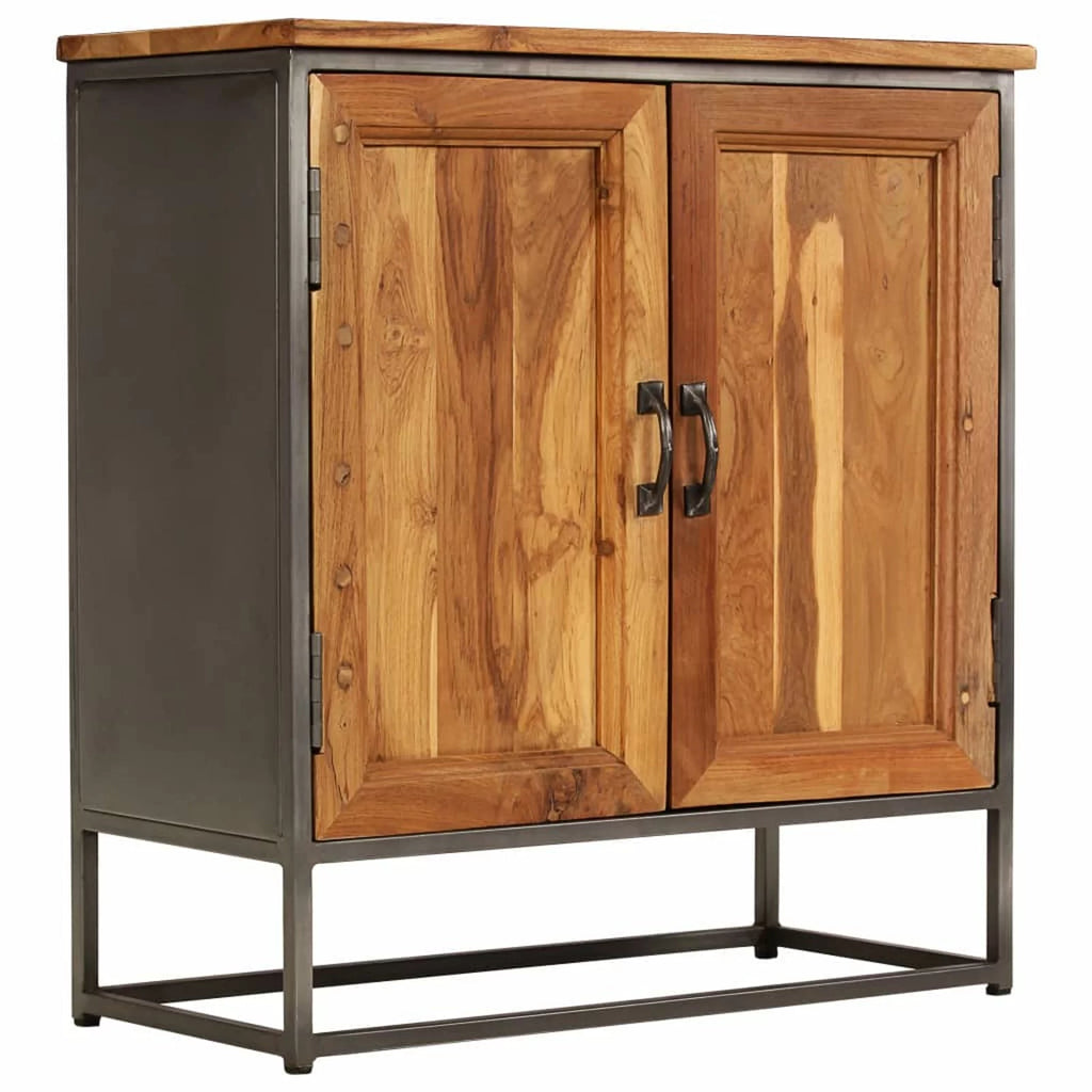 Recycled Teak and Steel Sideboard H940741