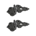 Black Wrought Iron Cabinet Hinge 3/8 In Offset Pack Of 2 U22825