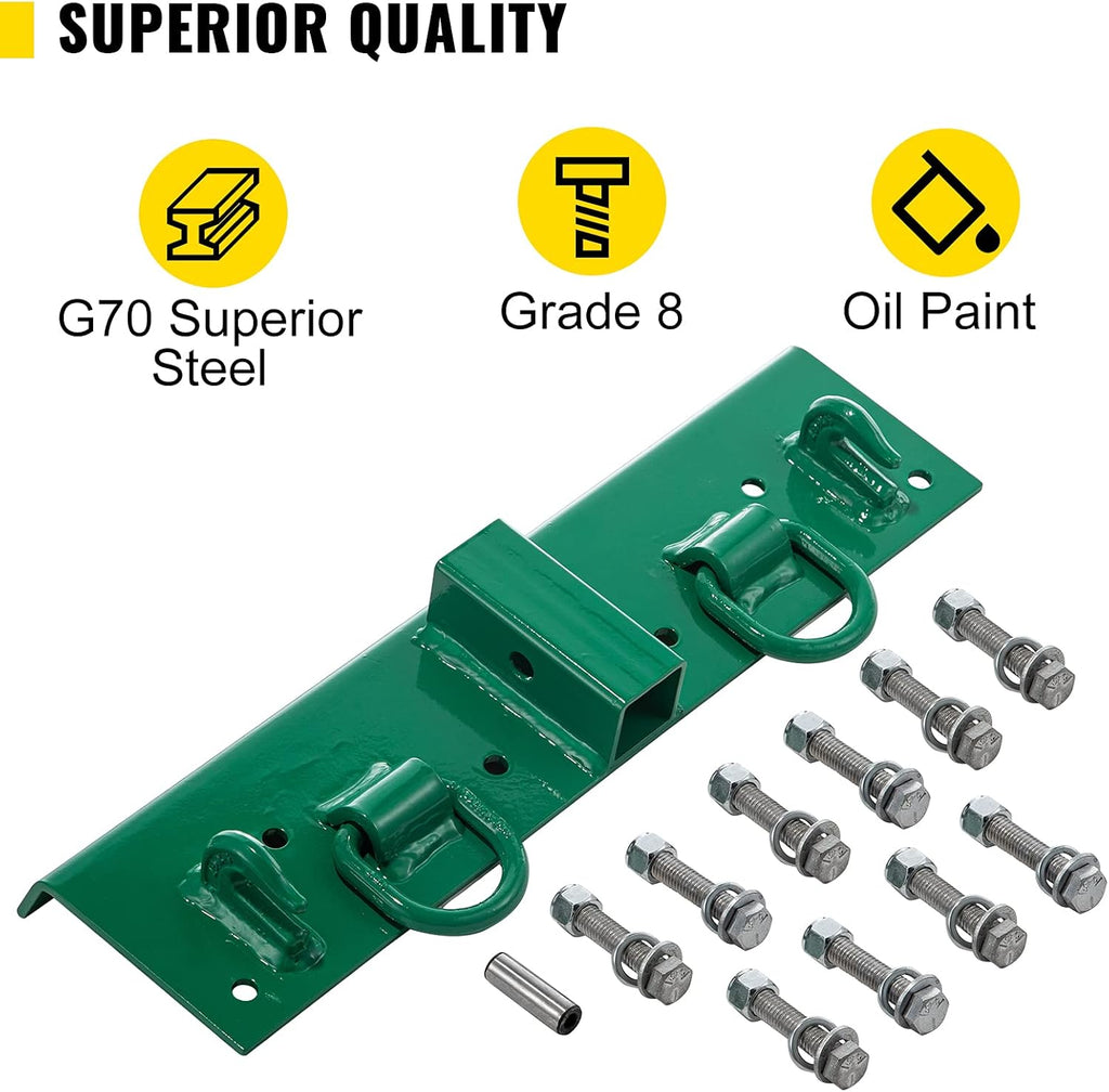 1/4" G70 Forged Bolt on Grab Hooks with 1/2" Shackles B68318