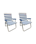 Blue Folding Camp Chair 2 Pack K667