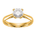 14 Karat Yellow Gold Lab Grown Diamond Solitaire Engagement Ring X31583