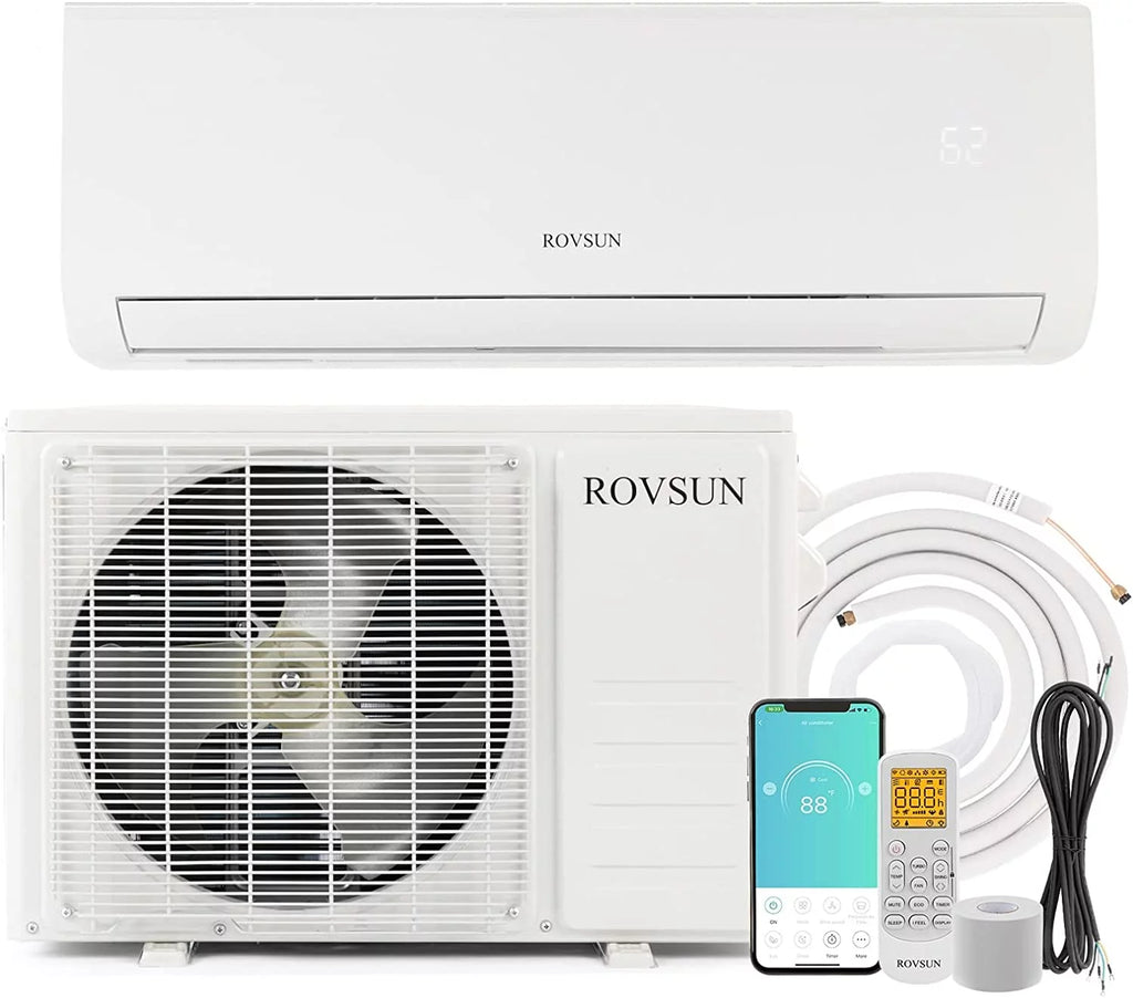 Wifi Enabled 18,000 BTU Mini Split AC/Heating System with Inverter T751