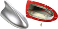 Silver Shark Fin Antenna Compatible with Kia Soul Pack of 2 V3460