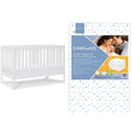 White/Grey 4-in-1 Convertible Crib F9489