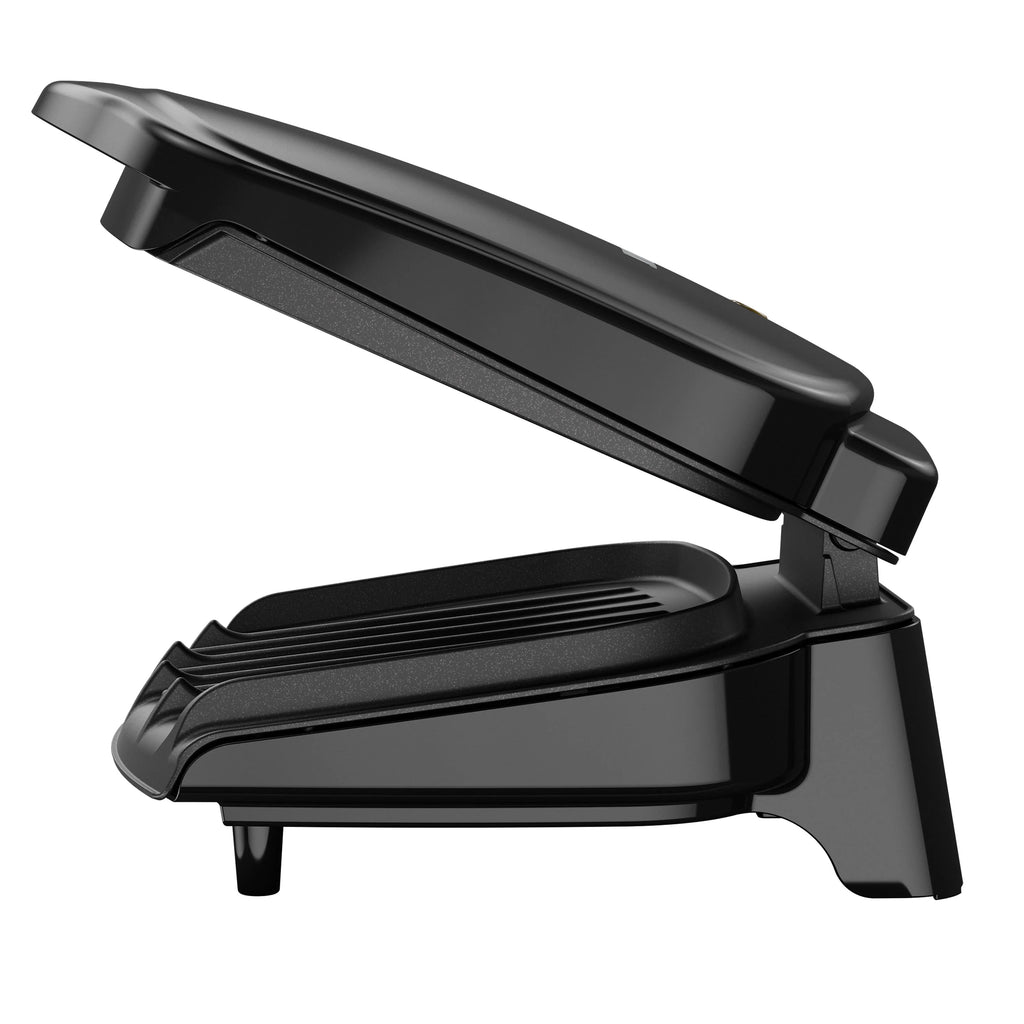 2-Serving Electric Indoor Grill and Panini Press, Black Q481